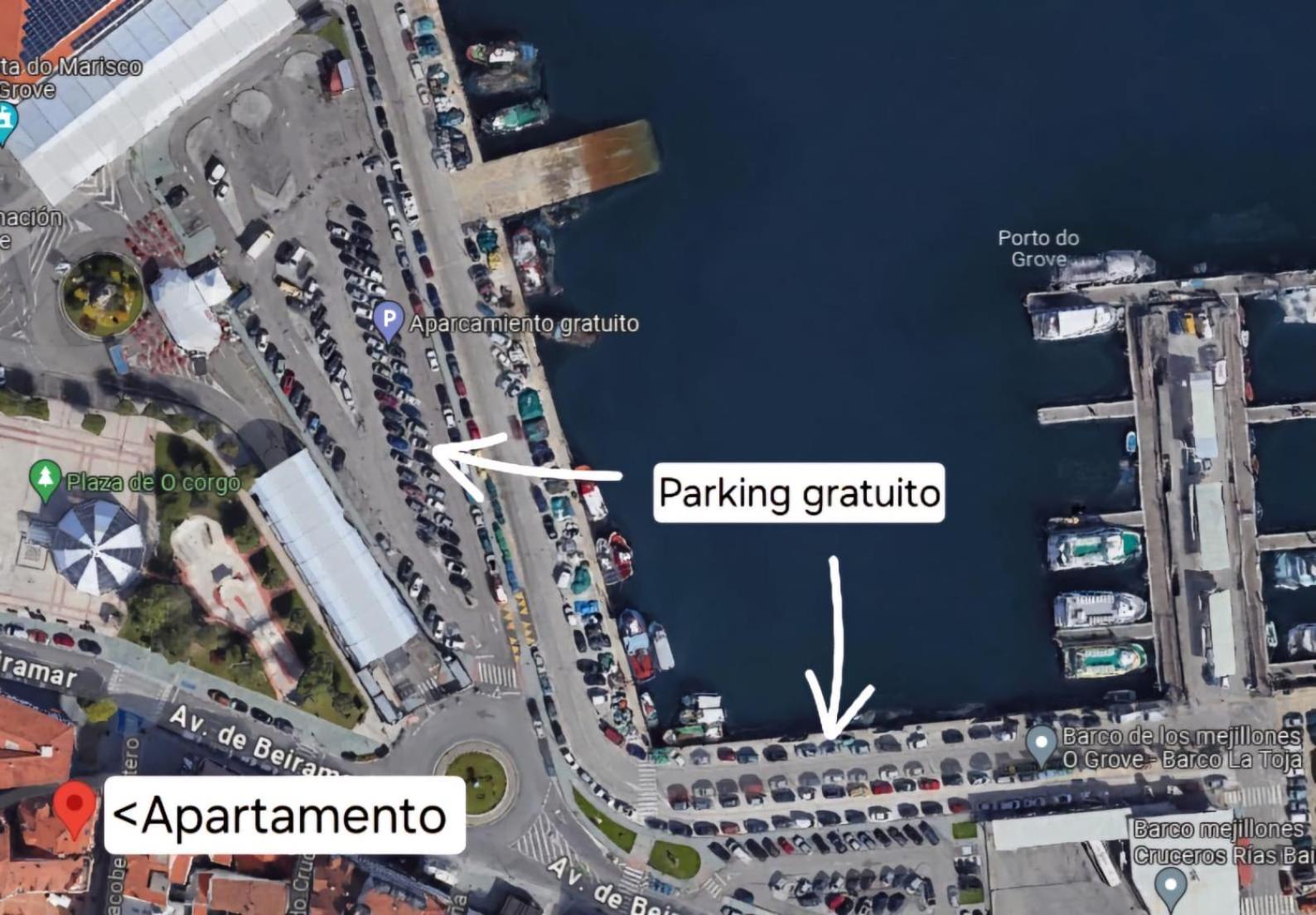 P2 O Grove Centro Con Vistas Al Mar Appartement Buitenkant foto
